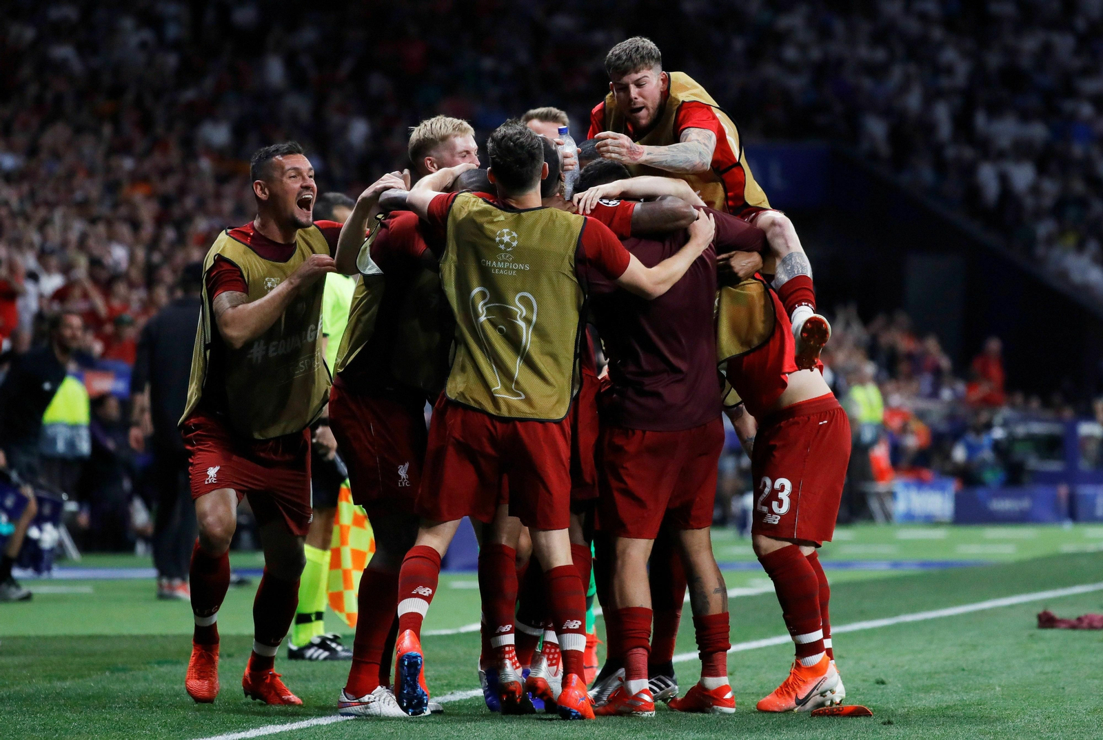 Imágenes de la final de la Liga de Campeones.