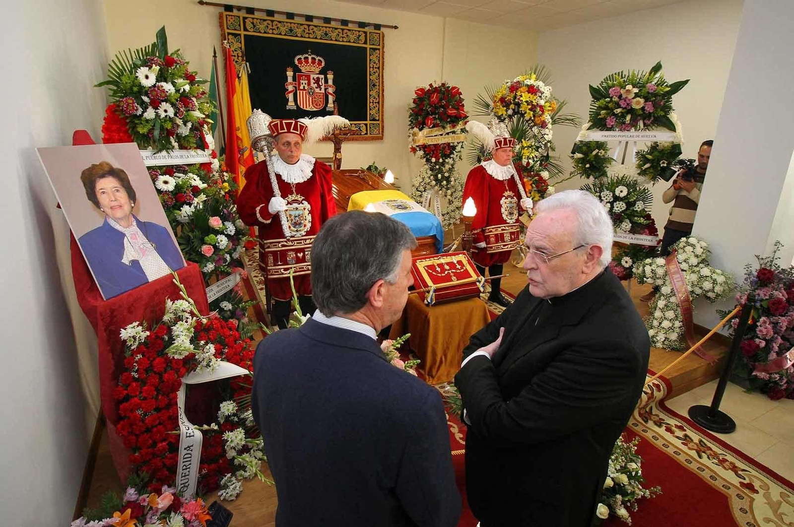 Imágenes del funeral de Pilar Pulgar