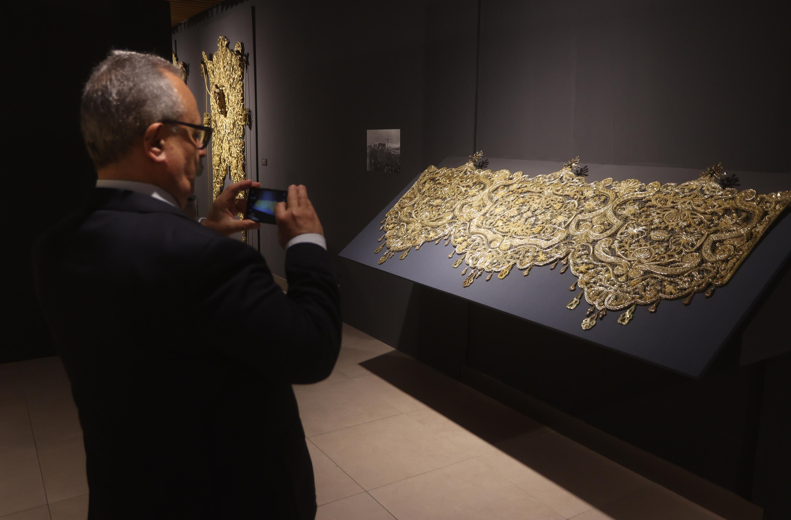 Exposición de la Virgen del Patrocinio en Cajasol.