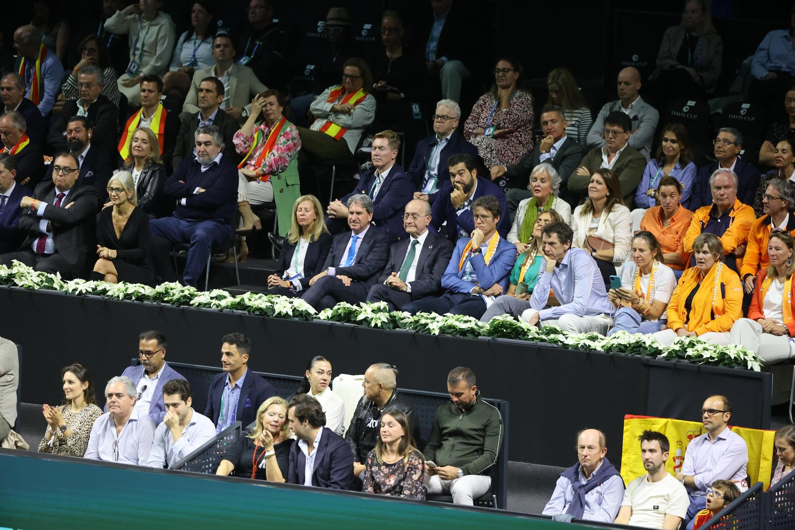 Búscate en las gradas del Carpena en la Copa Davis de Málaga