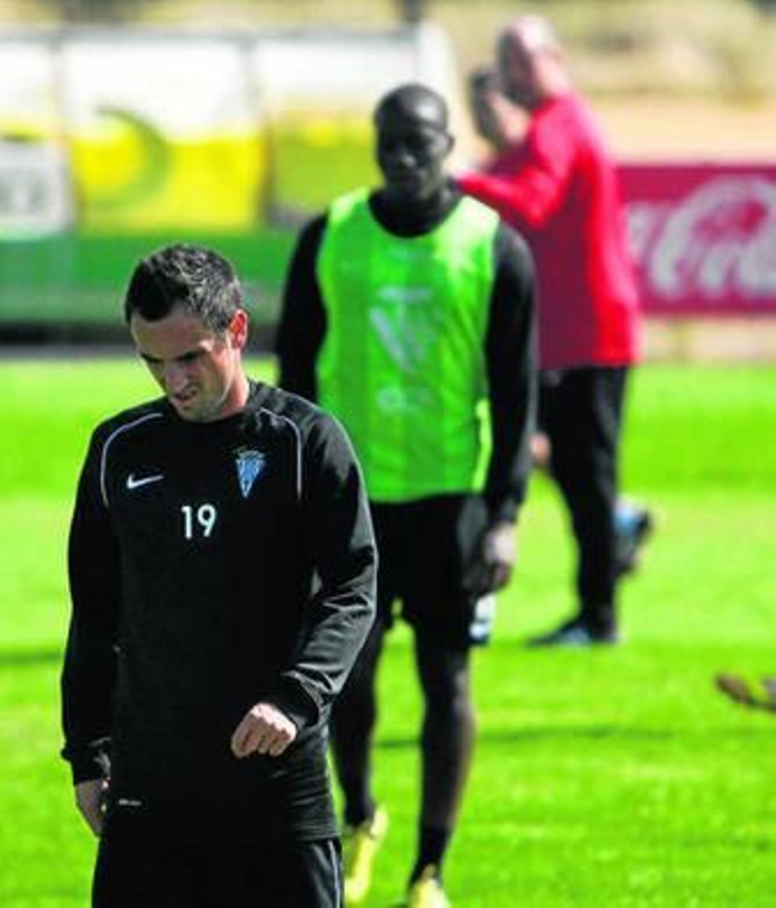 López Silva, con Berges de fondo en presencia de Ayina.