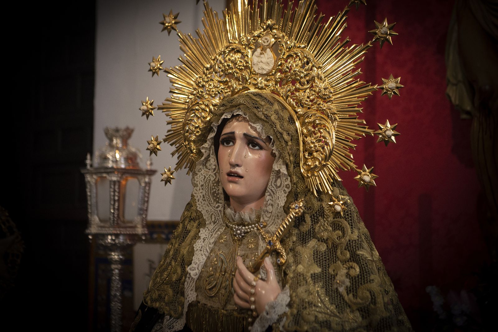 Viernes Santo en pandemia: La Soledad de San Buenaventura, en imágenes