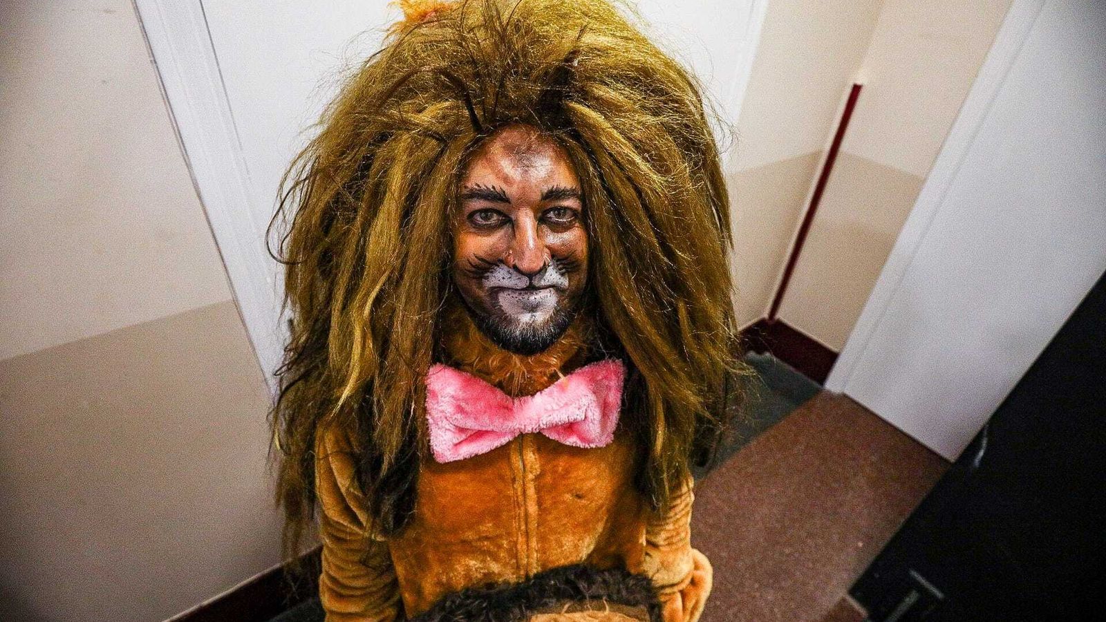 Uno de los integrantes del coro 'La producción'