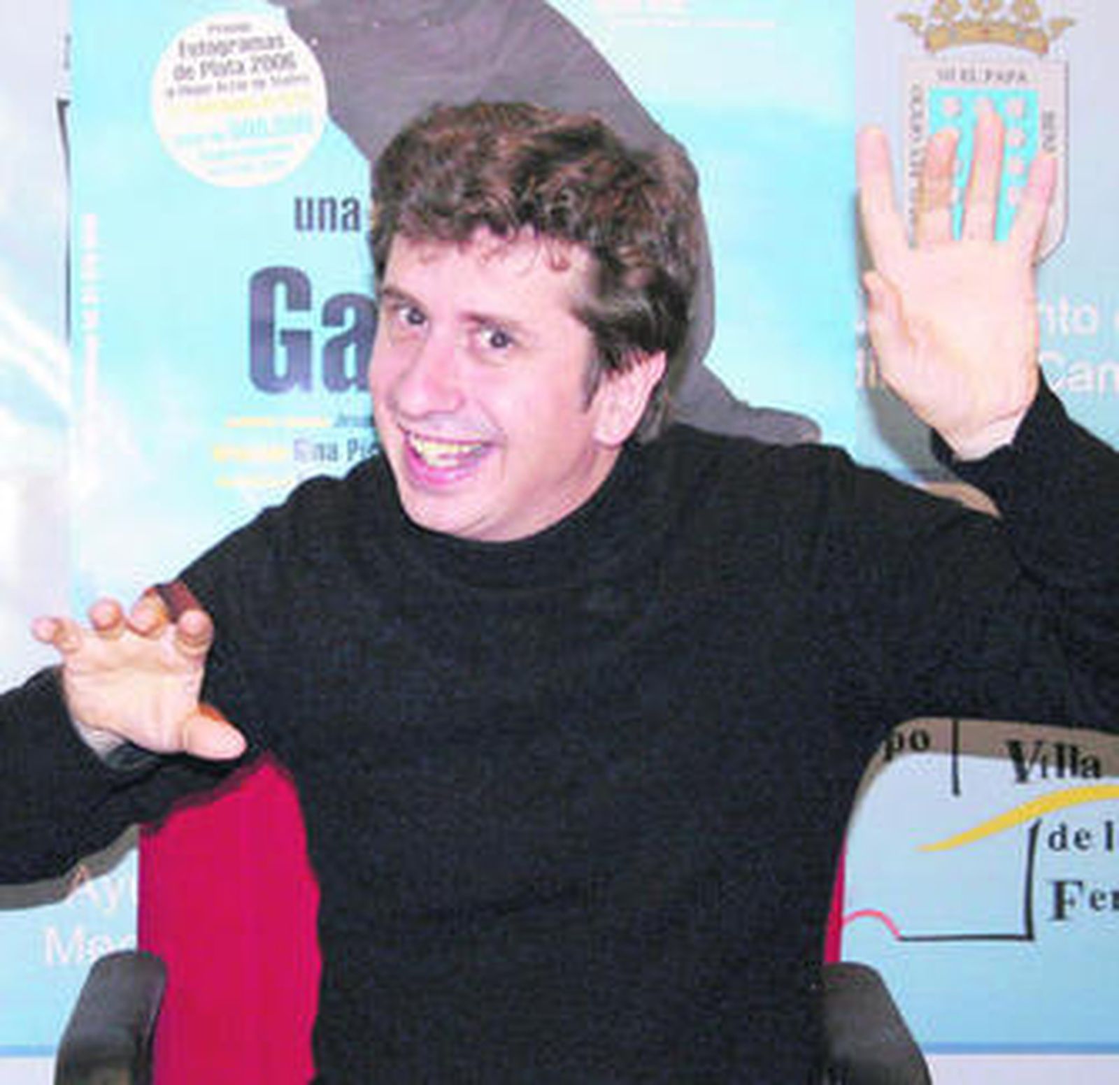 El actor, en una imagen promocional del espectáculo.