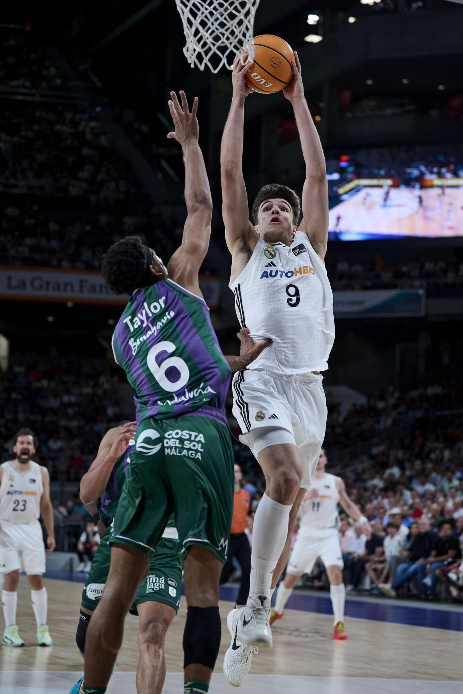 El Real Madrid-Unicaja en fotos