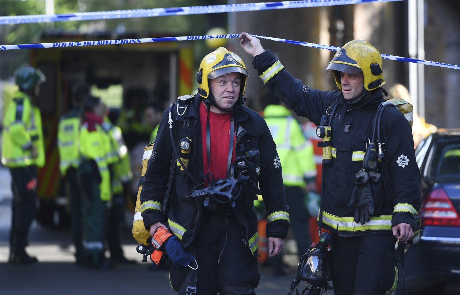 El espectacular incendio de Londres, en imágenes