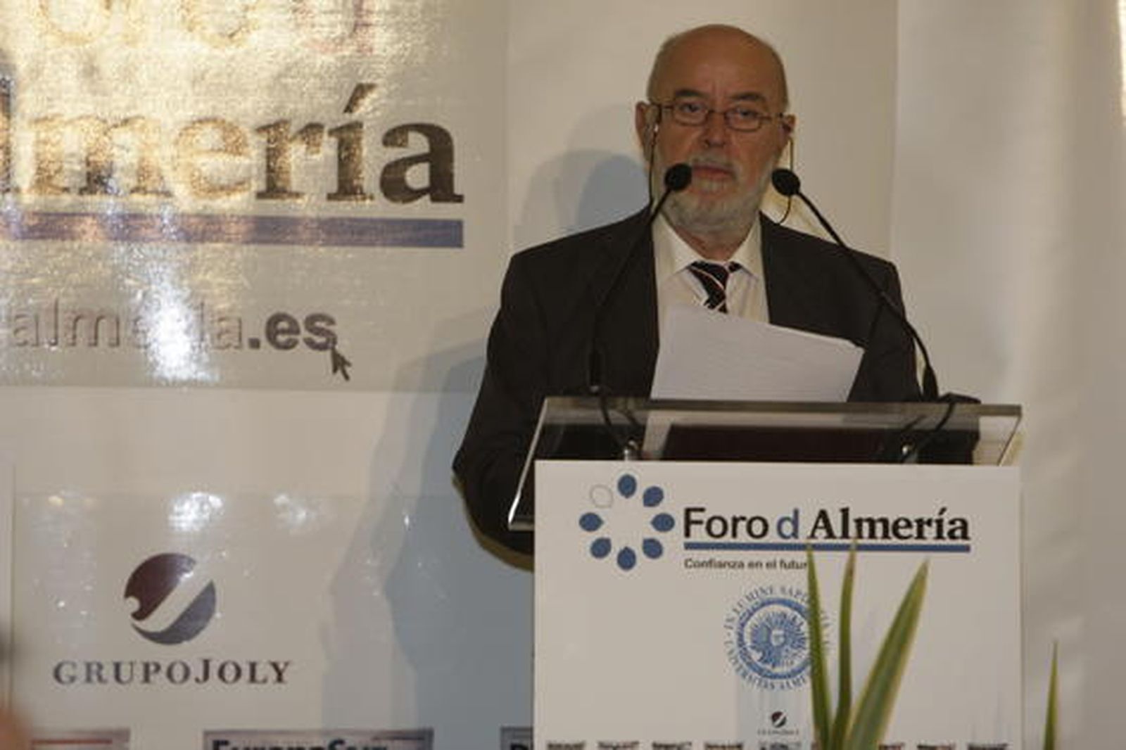 El rector de la Universidad de Almería, Pedro Molina.

Foto: Fran Leonardo