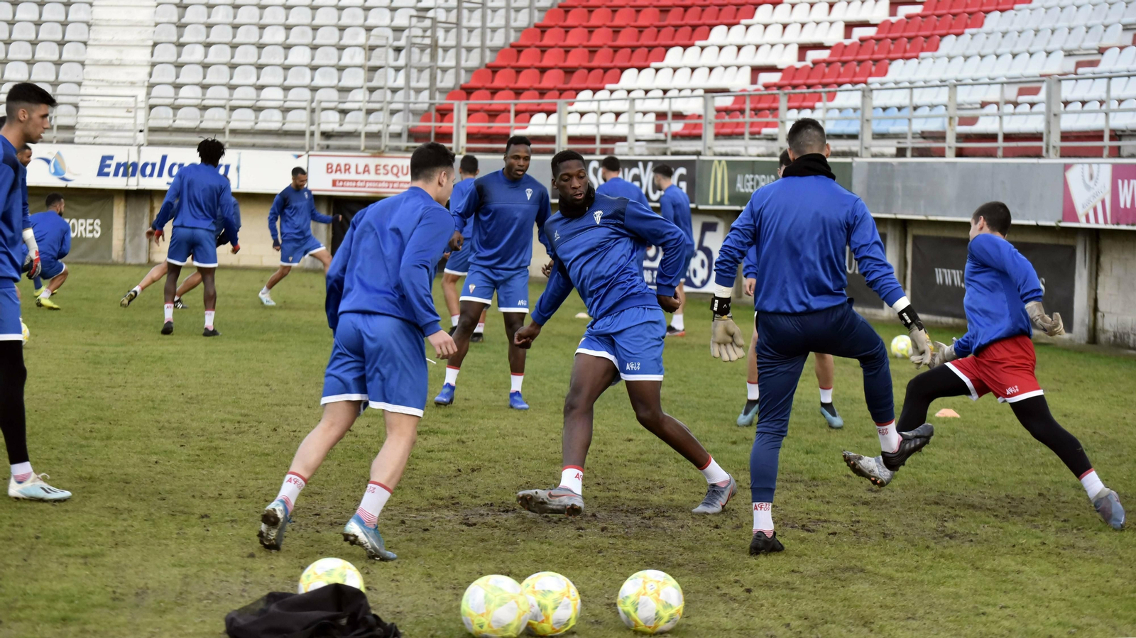 Las fotos del primer entrenamiento de Salva Ballesta