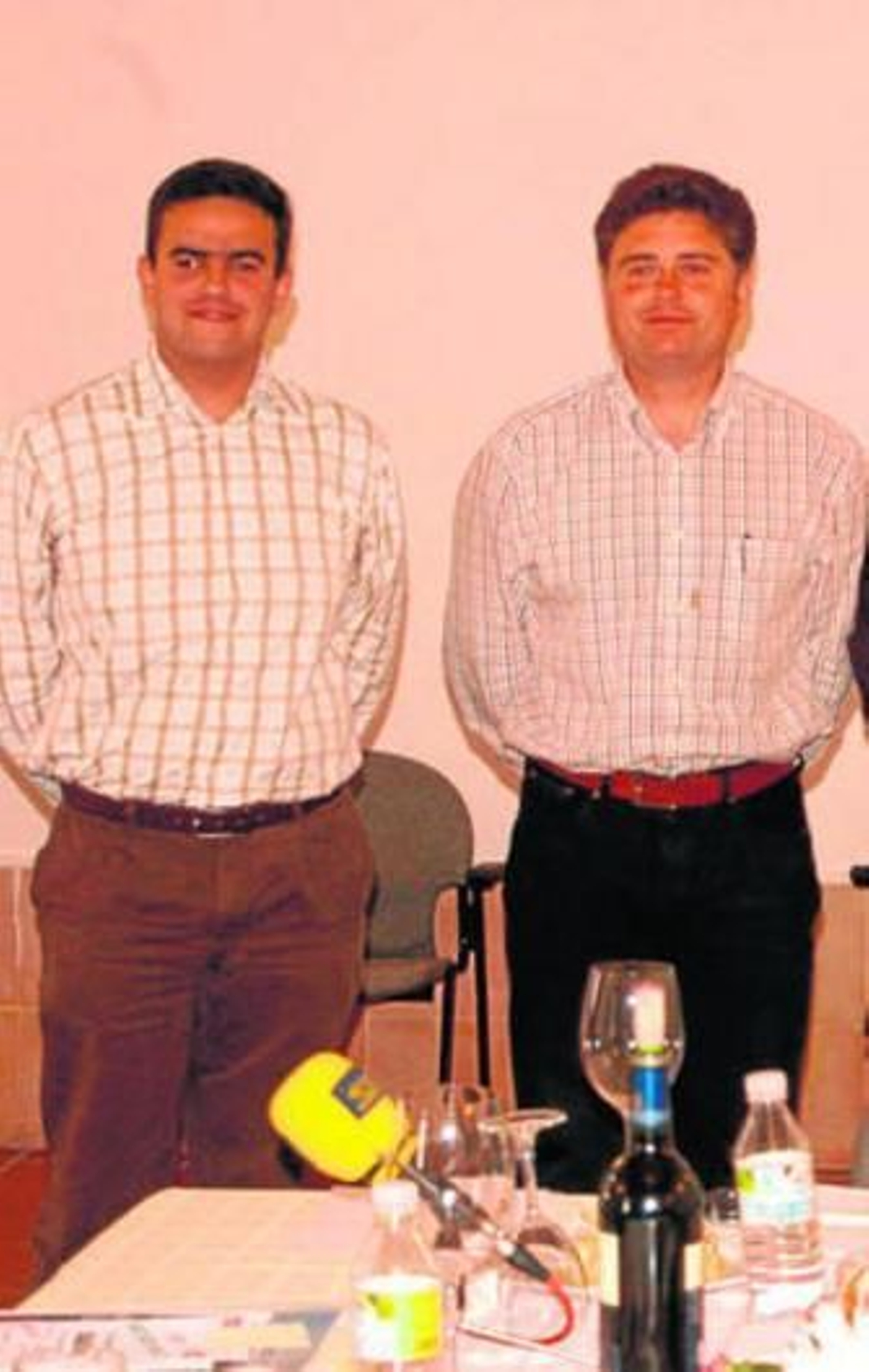 Imagen de archivo de Ortiz y Verdú, en una comparencia ante los medios.