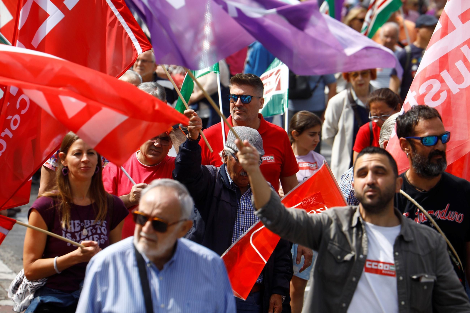 Todas las imágenes de la manifestación del 1 de mayo en Córdoba Todas las imágenes de la manifestación del 1 de mayo en Córdoba