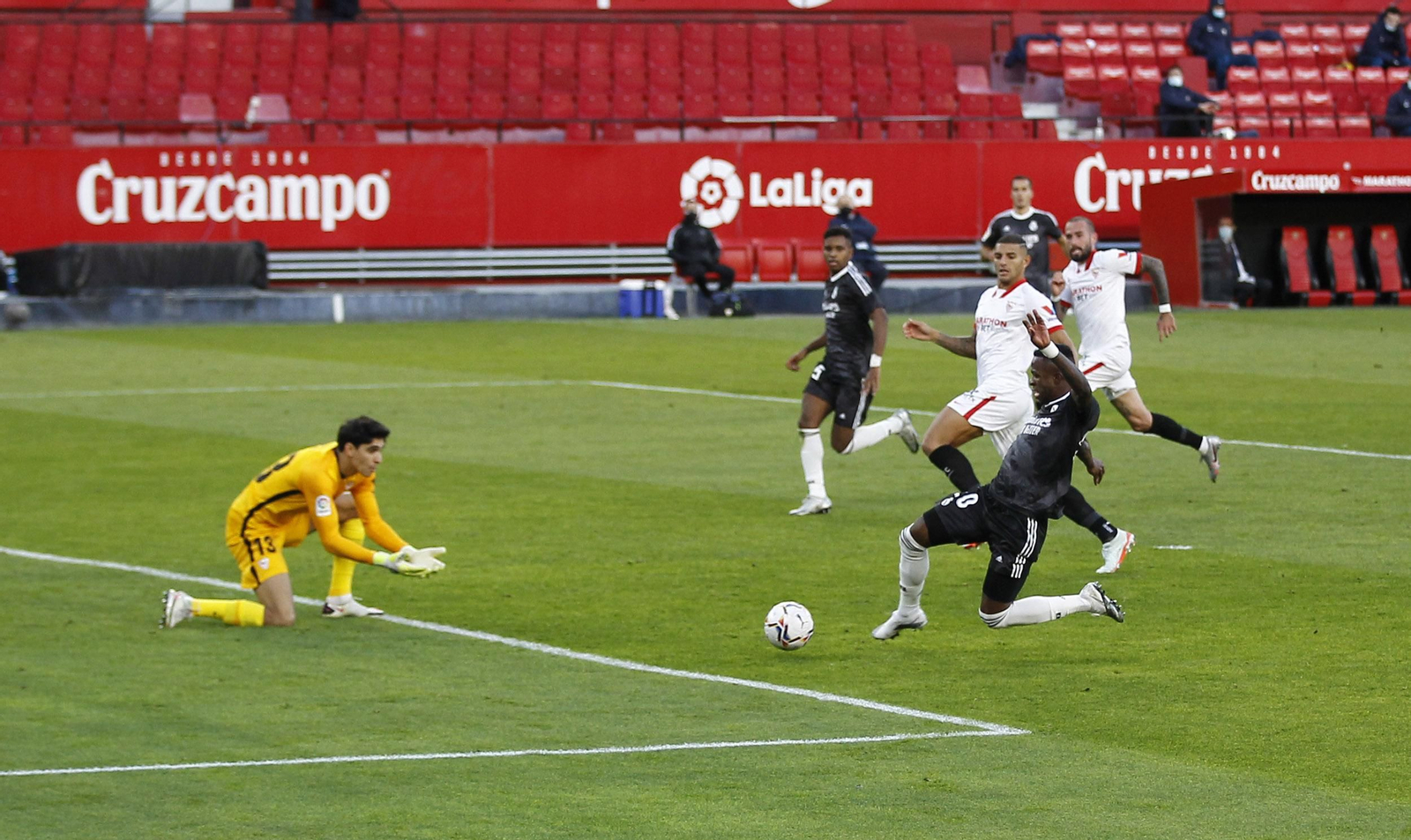 Las imágenes del Sevilla -Real Madrid