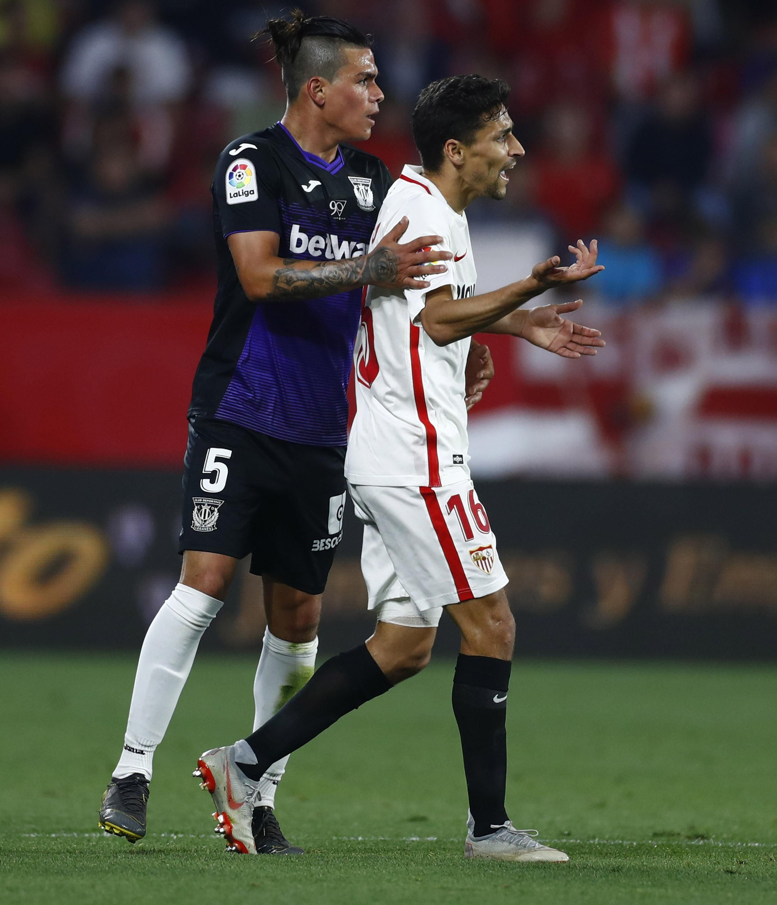 El Sevilla-Leganés, en imágenes