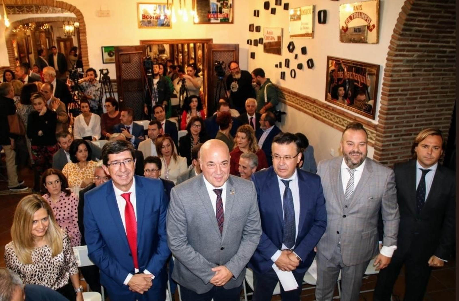 Juan Marín, Antonio Ruiz, Lope Ruiz, Anselmo Córdoba y Antonio Repullo.