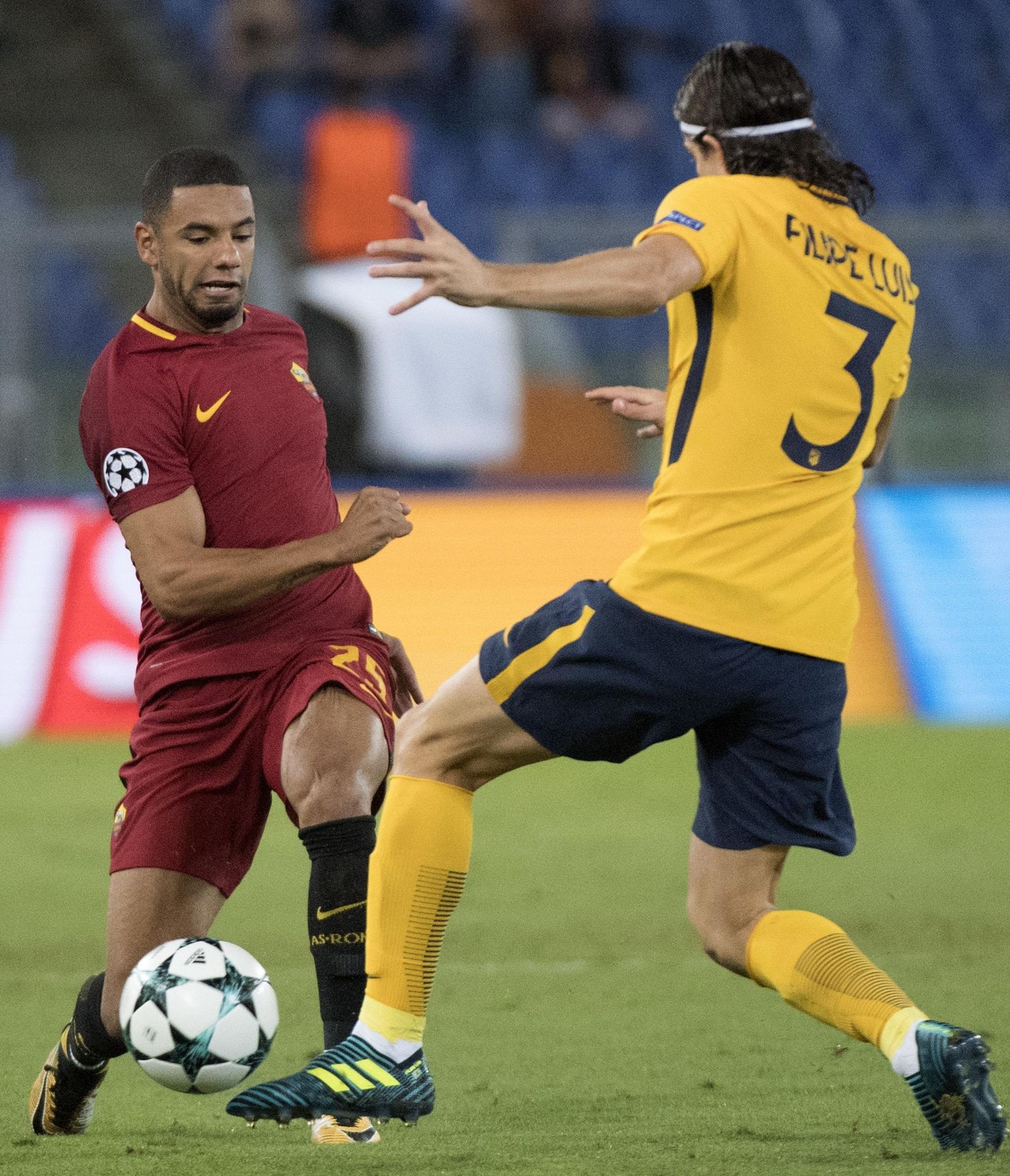 El Roma-Atlético de Madrid, en imágenes