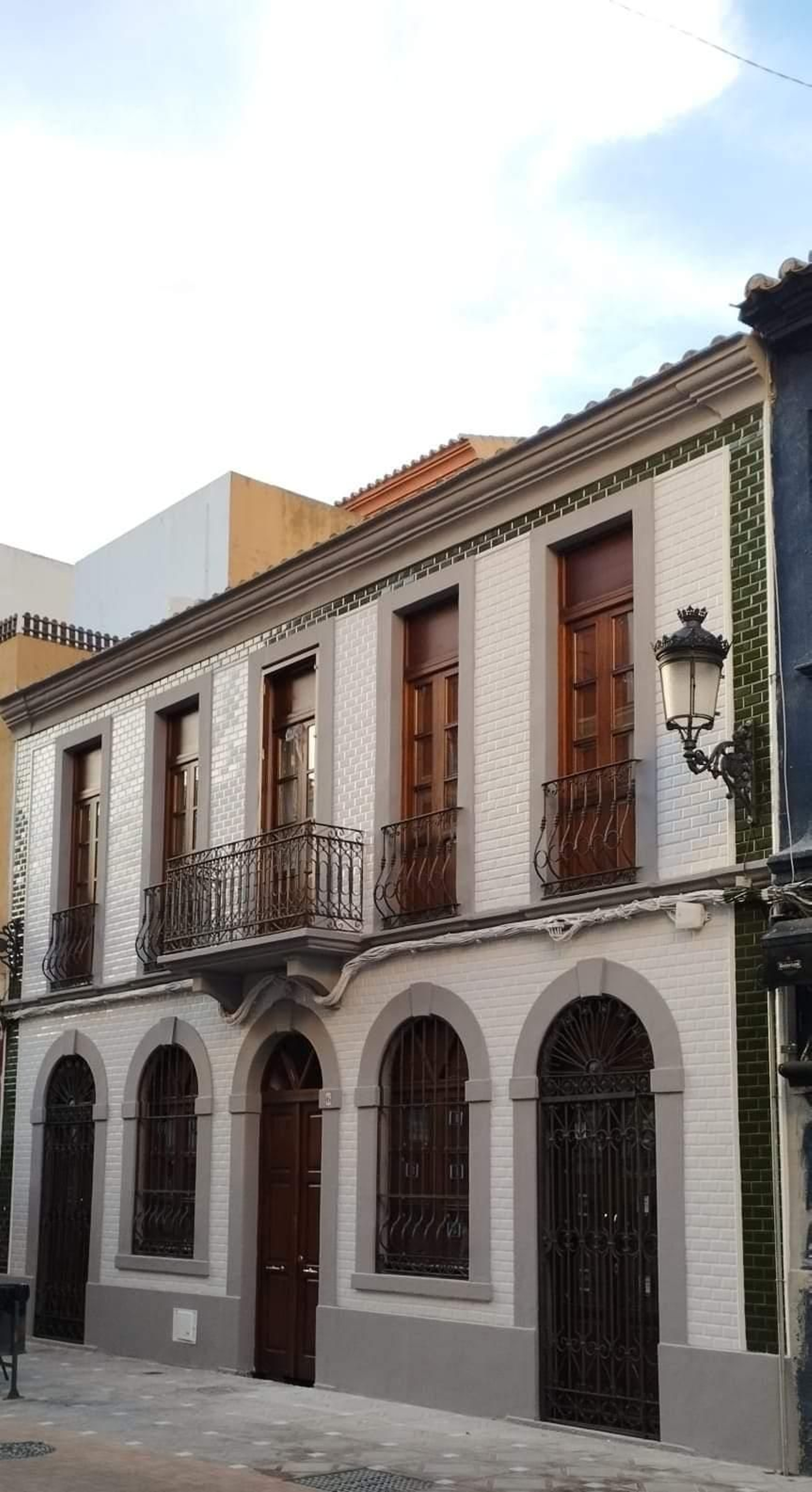 La fachada de 'Casa Beatty', totalmente renovada.
