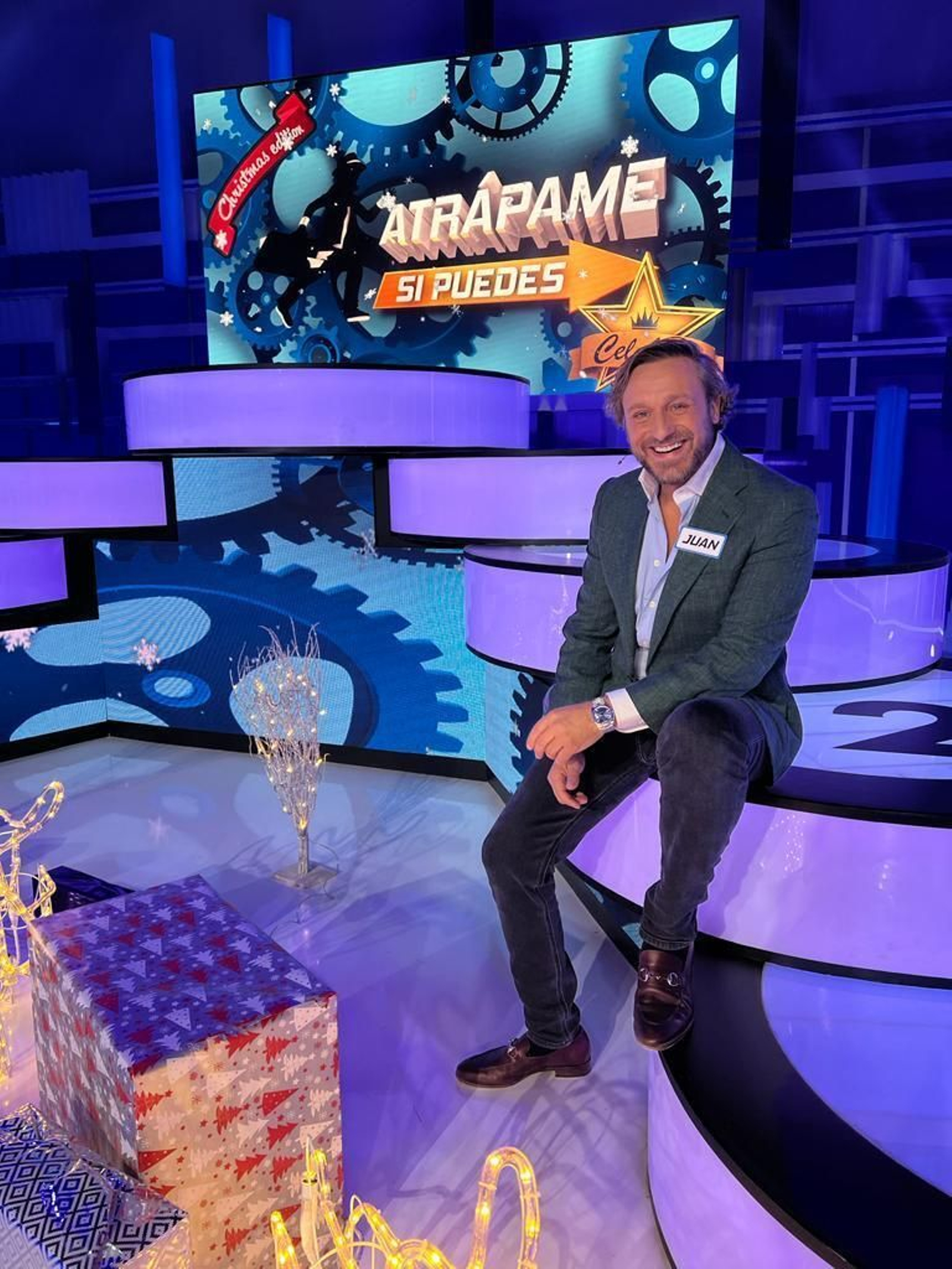 Juan Peña gana el concurso 'Atrápame si puedes'.