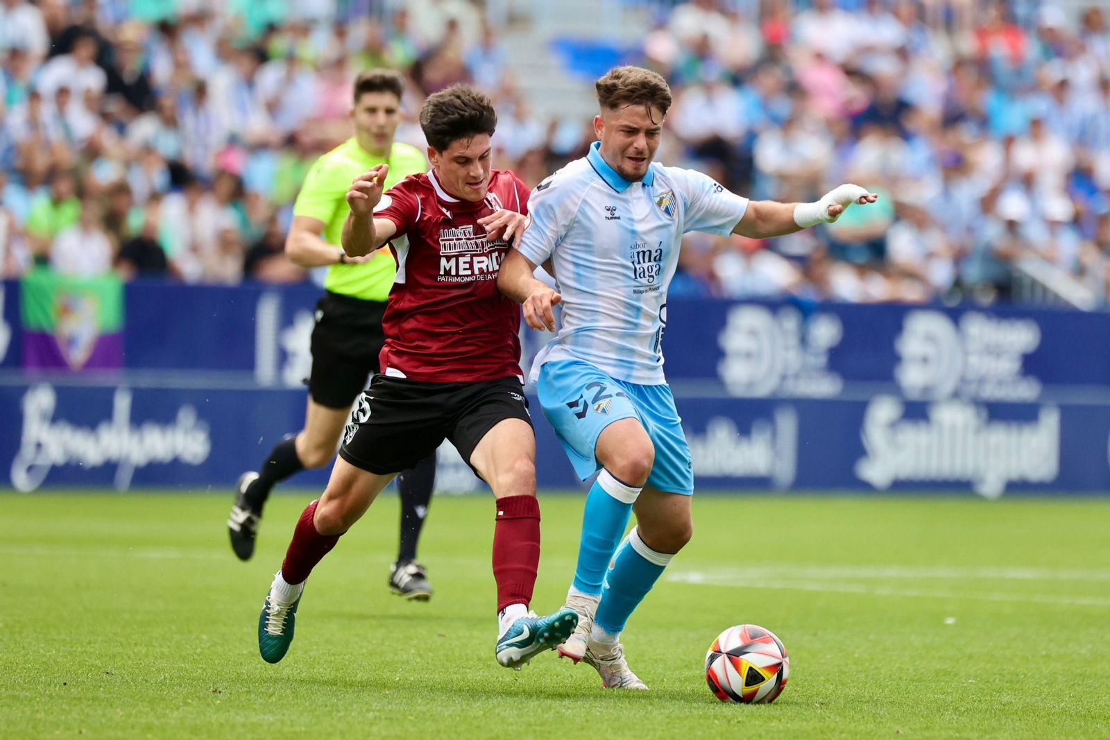 El Málaga CF - Mérida, en fotos