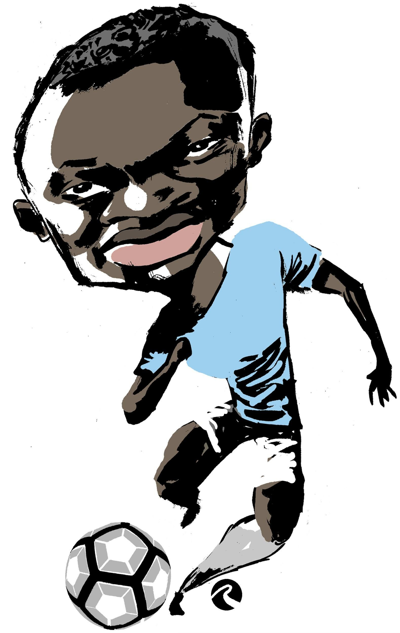 Caricatura de Pione Sisto