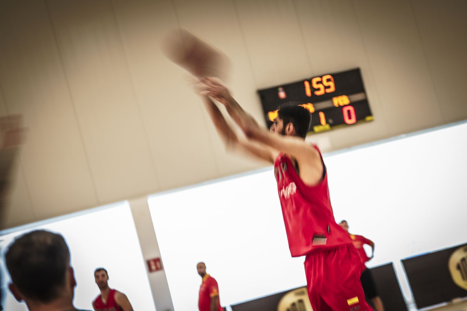 Sesión de la selección española en The Embassy