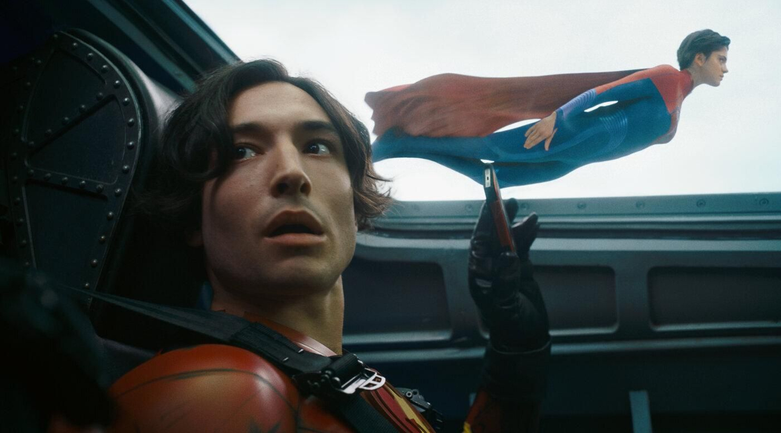 Ezra Miller, en una imagen de 'The Flash'.