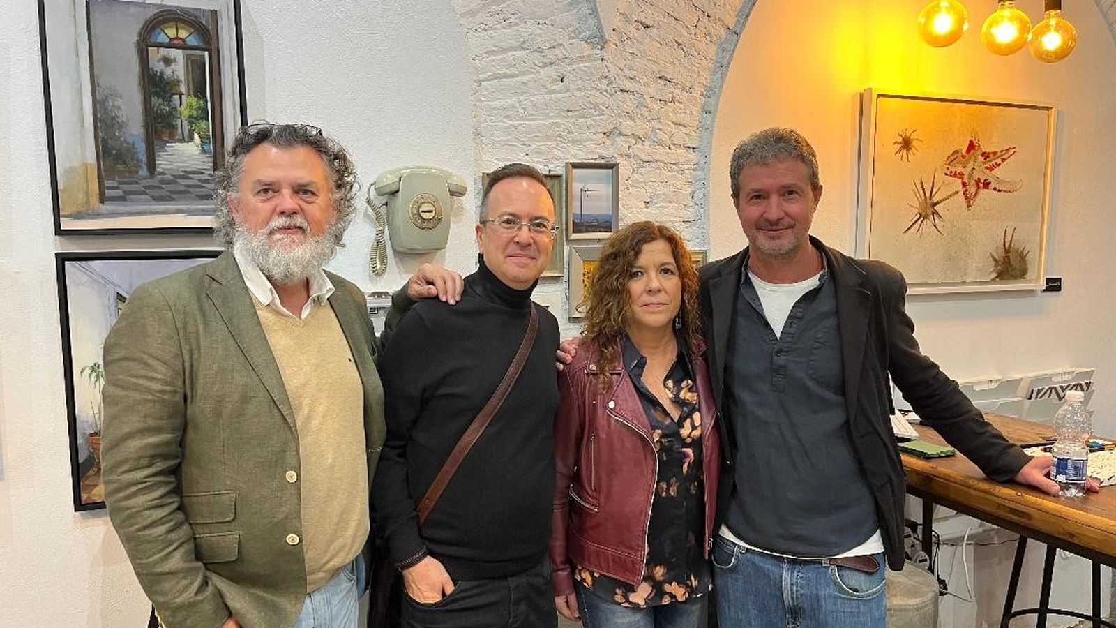 Jerónimo Pérez, José Luis Laksta, Emma Lápiz y Alfonso Barrera.