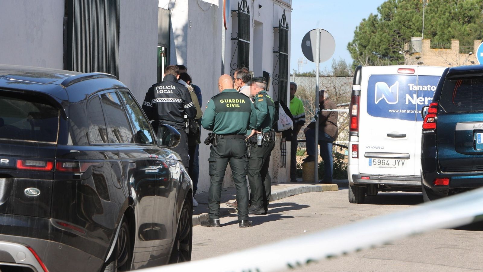 Inspección ocular de la vivienda de Umbrete.