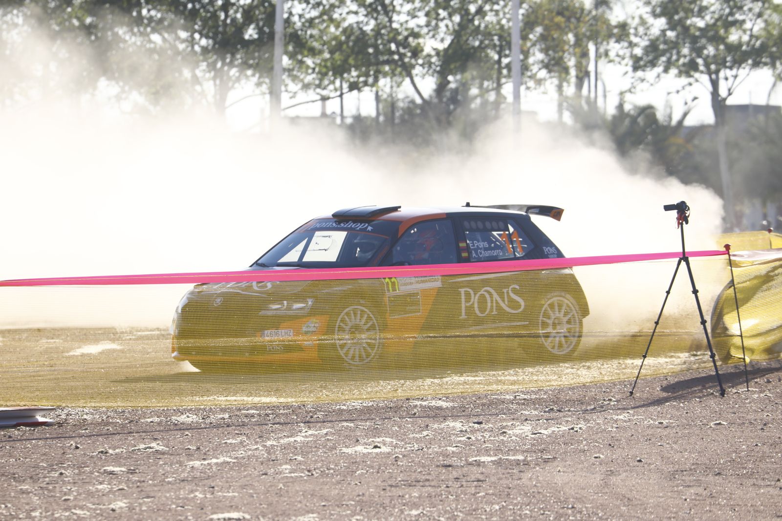 La primera pasada al tramo urbano de Córdoba en el Rallye Sierra Morena, en imágenes