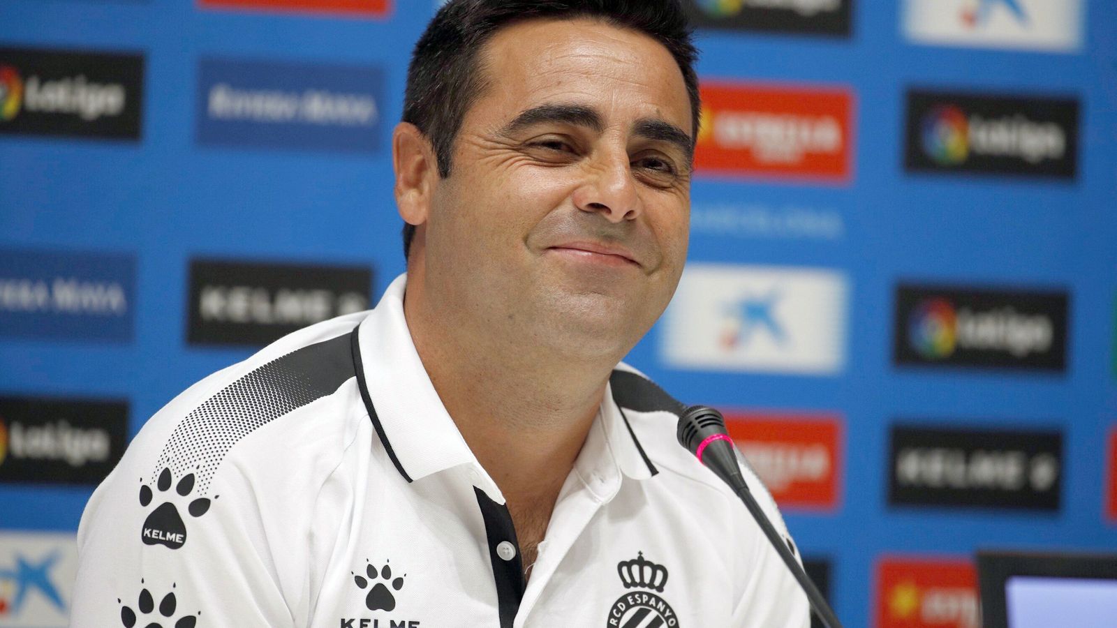 David Gallego, técnico del Espanyol.