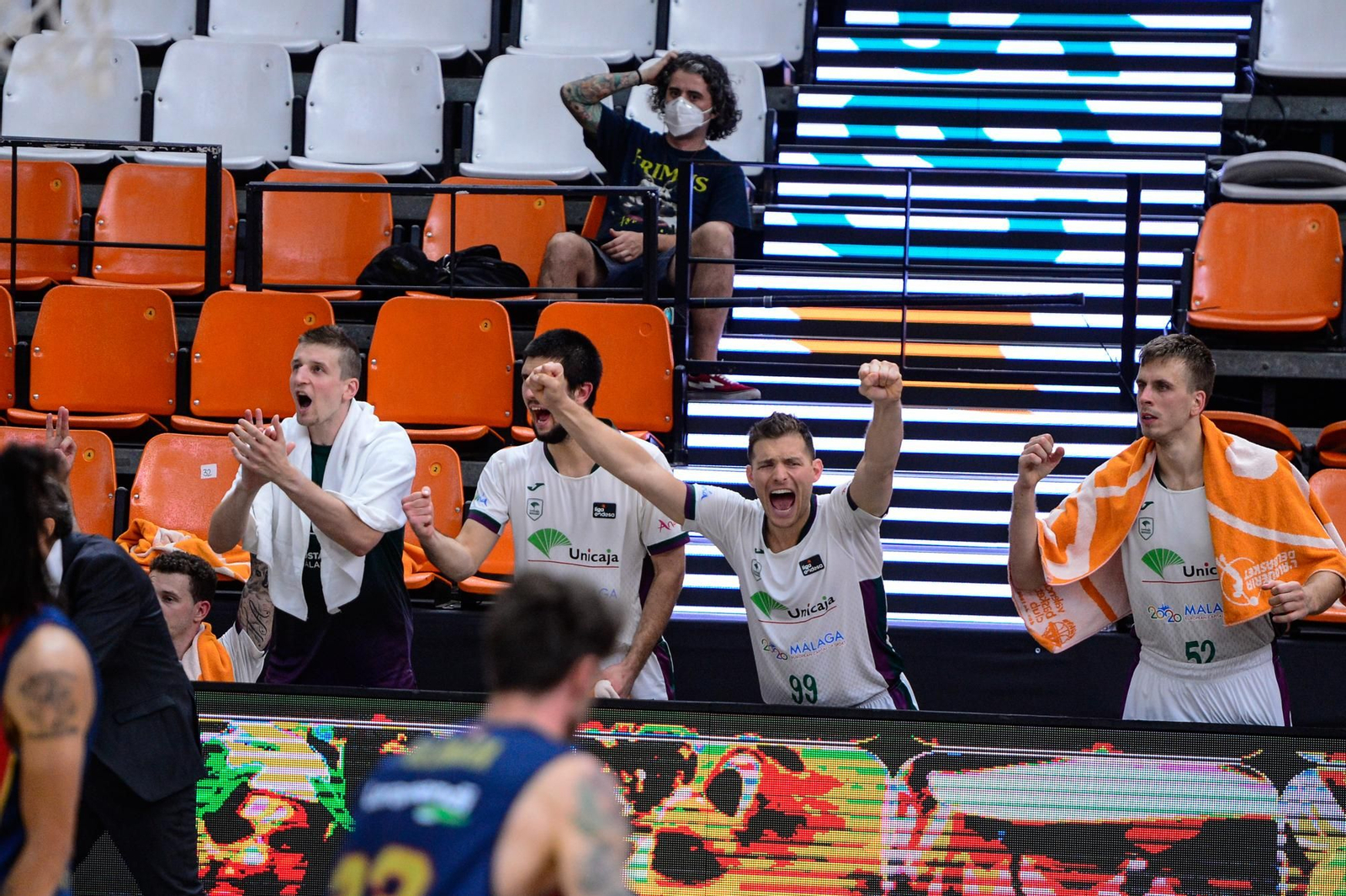 El Baskonia-Unicaja, en fotos