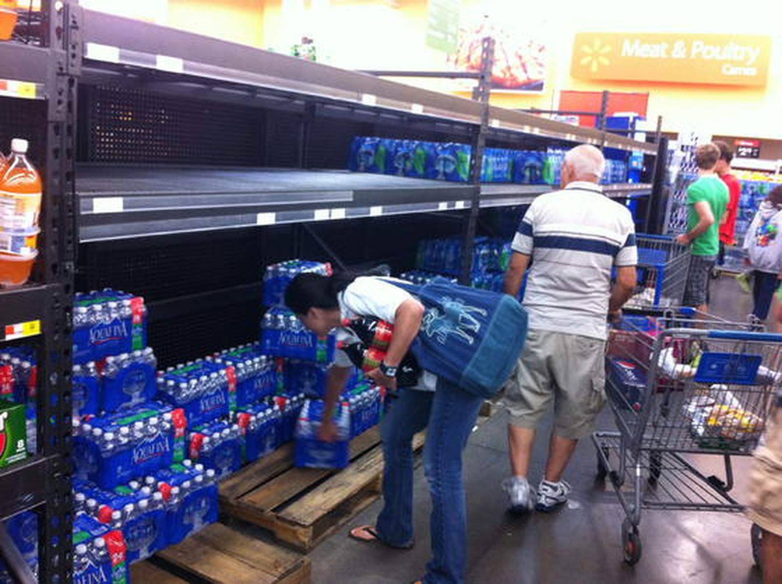 Supermercado de Miami(Florida) tras los preparativos por la llegada de 'Isaac'.

Foto: Mar Gonzalo(EFE)