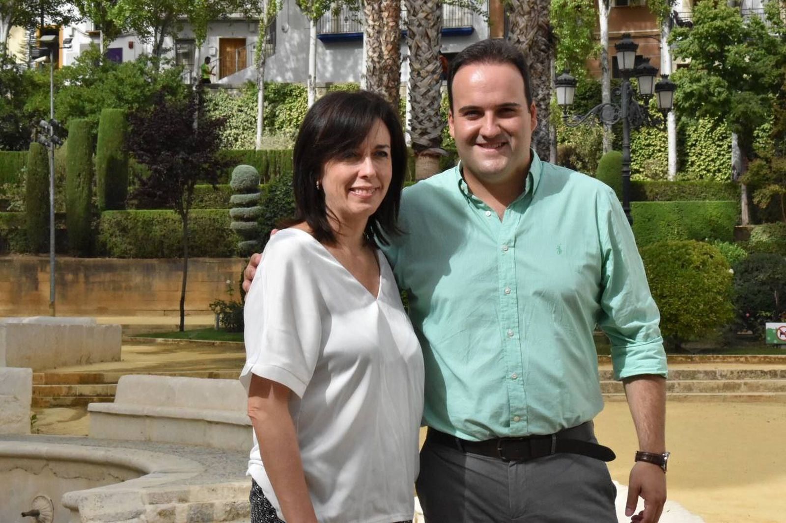 María Luisa Ceballos y Juan Ramón Valdivia.