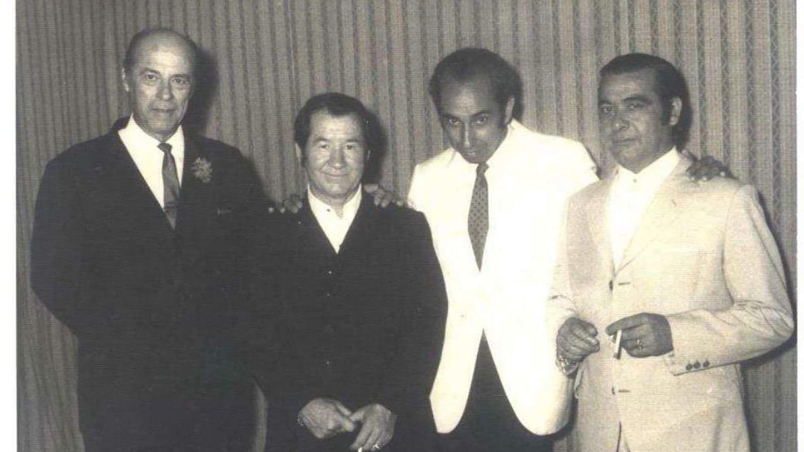 Juan Mesa, con Juanito Valderrama y Juanito Maravillas