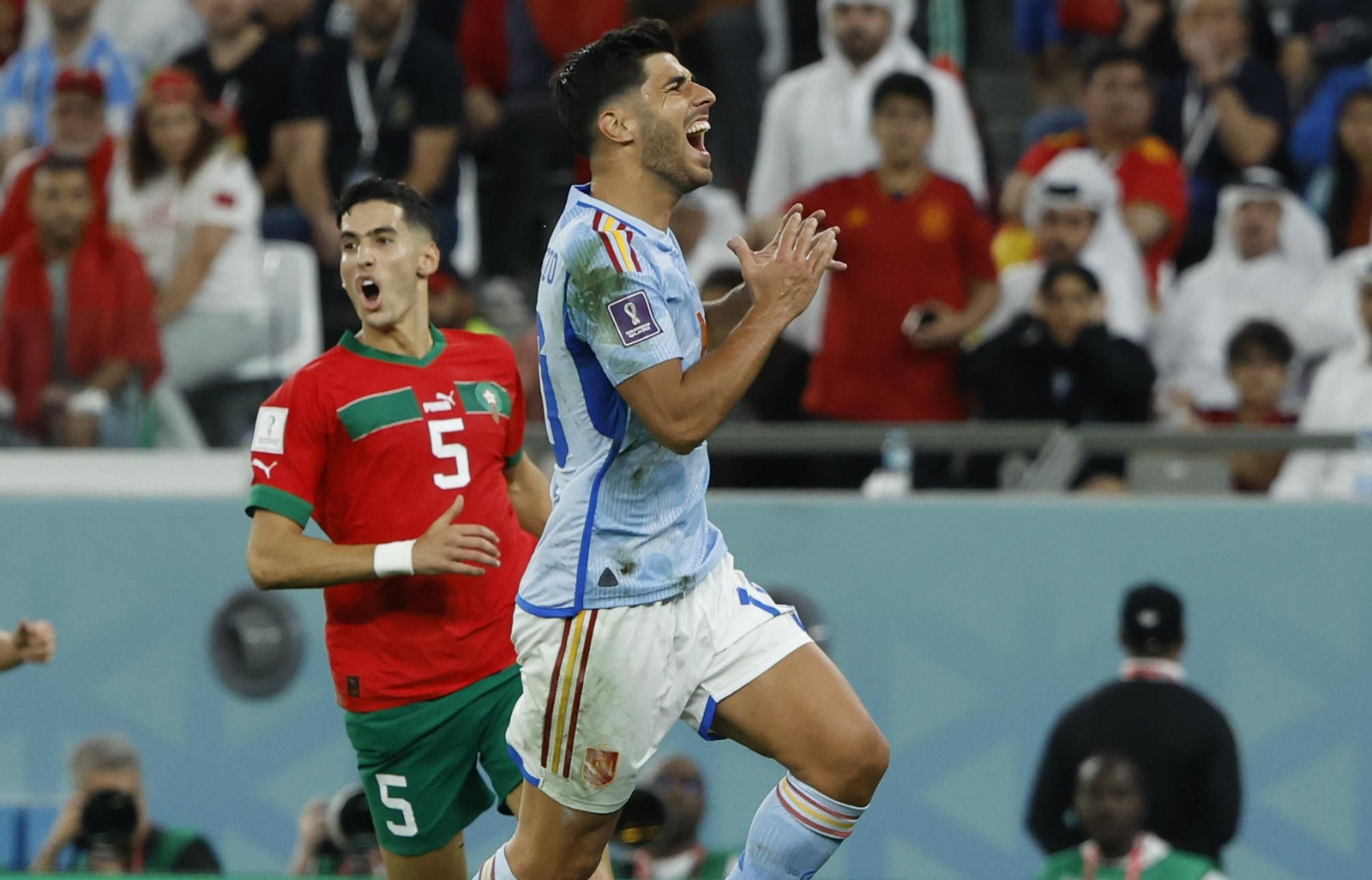 Fotos del Marruecos-España en octavos del Mundial de Qatar