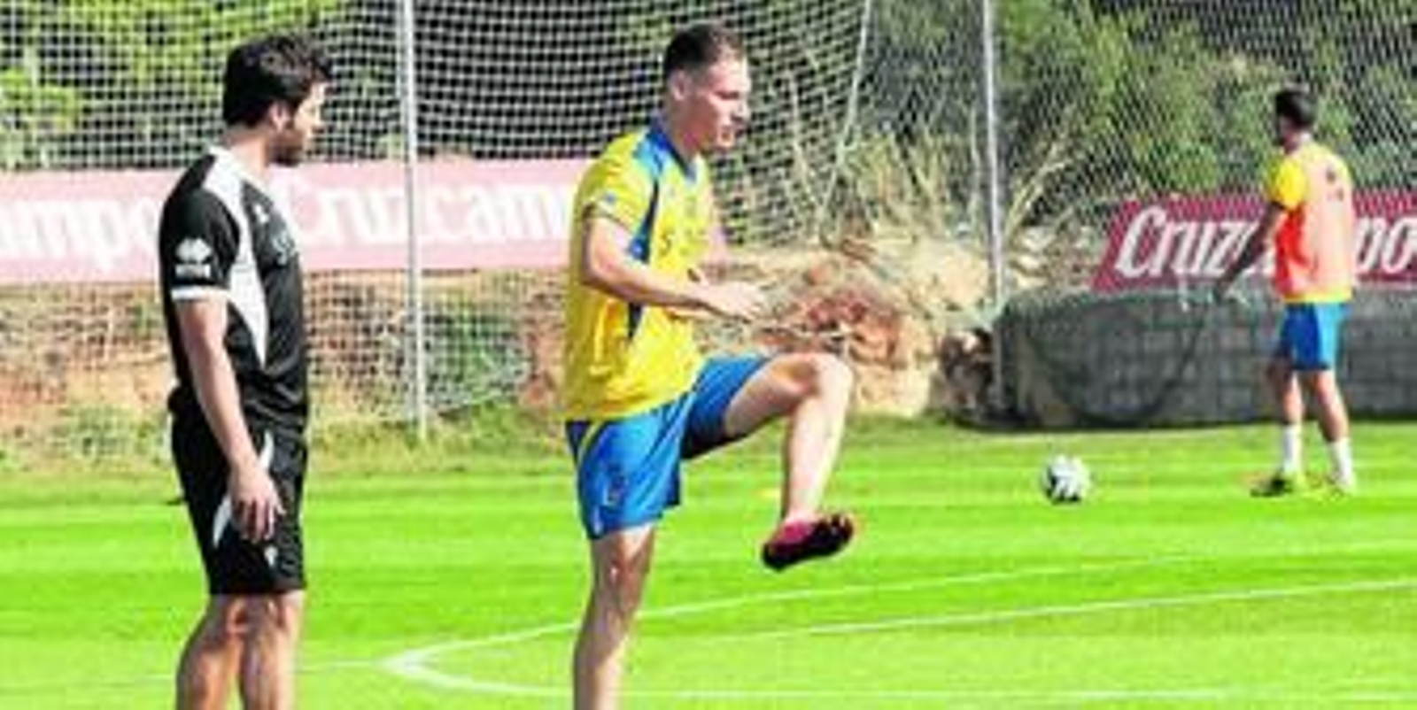 Miguel Sánchez 'Sevi', en su etapa al frente del Chiclana Industrial.