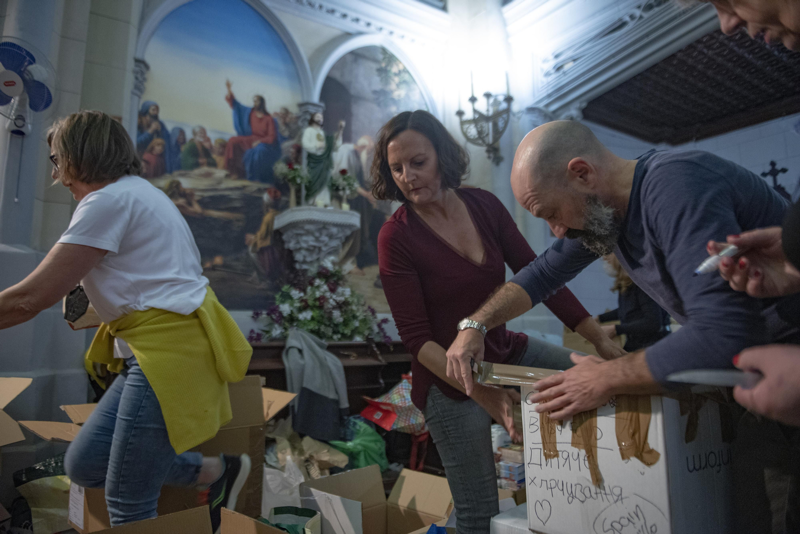 La solidaridad de Sevilla con el pueblo ucraniano