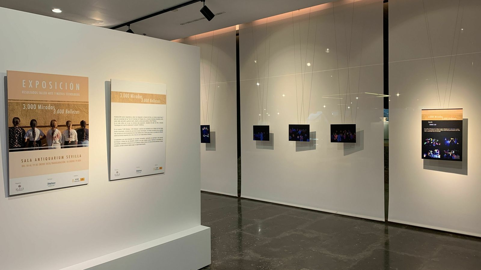 Hasta el domingo, 19 de enero, puede visitarse la muestra de fotografías tomadas por niños y jóvenes en el Polígono Sur.