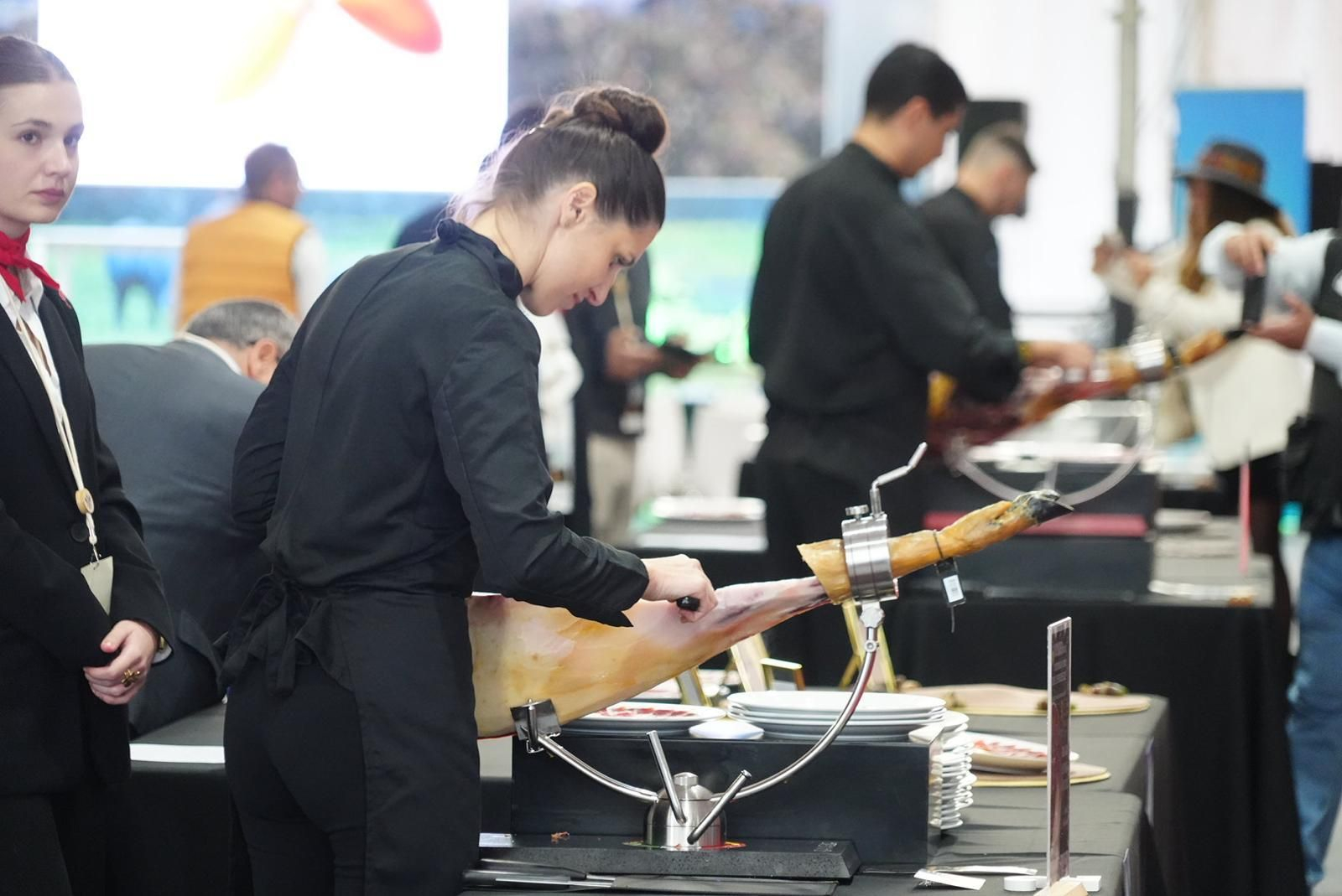 El último día de la Feria del Jamón 100% Ibérico de Los Pedroches