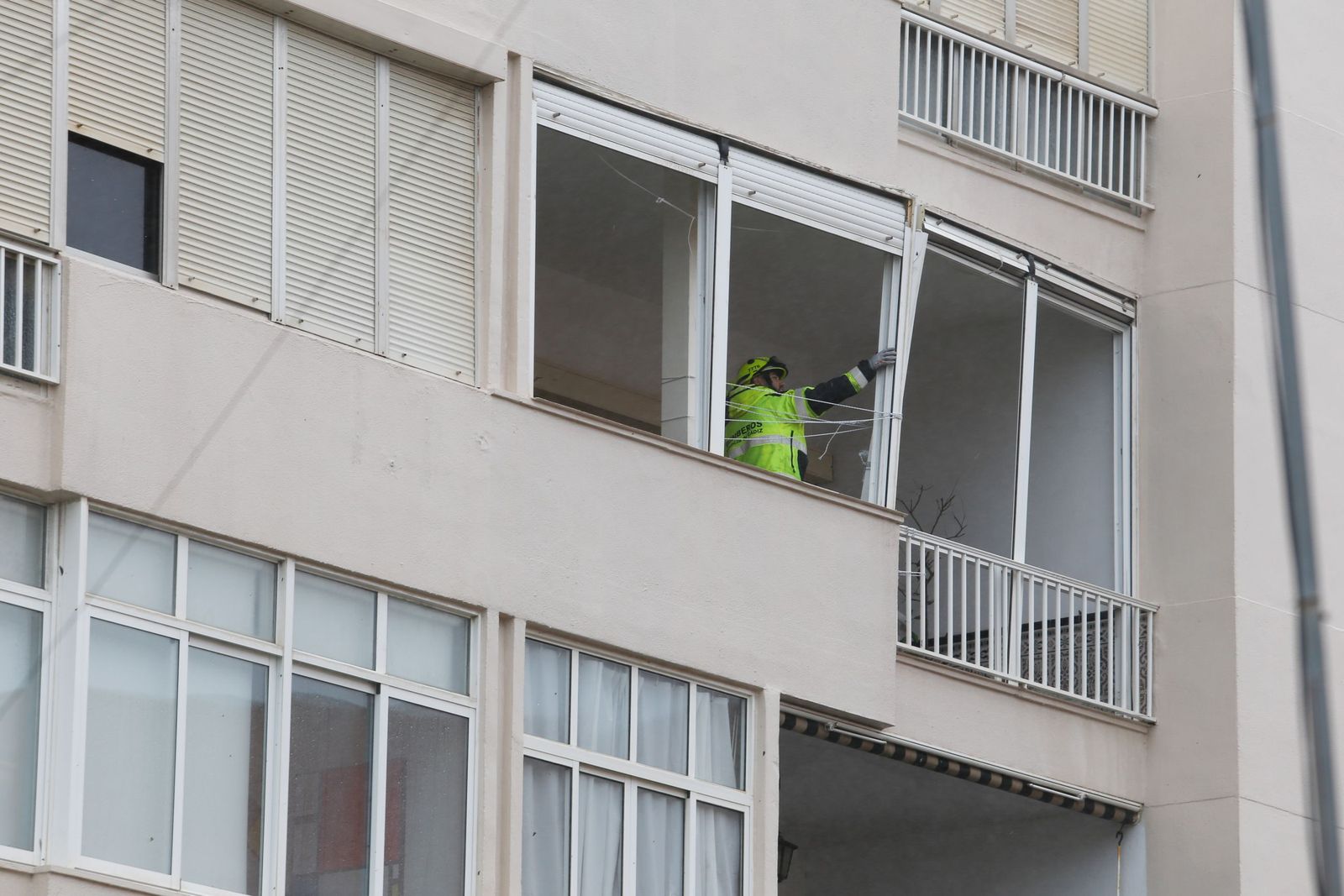 Fotos del temporal de lluvia y viento por la borrasca Kristin en el Campo de Gibraltar
