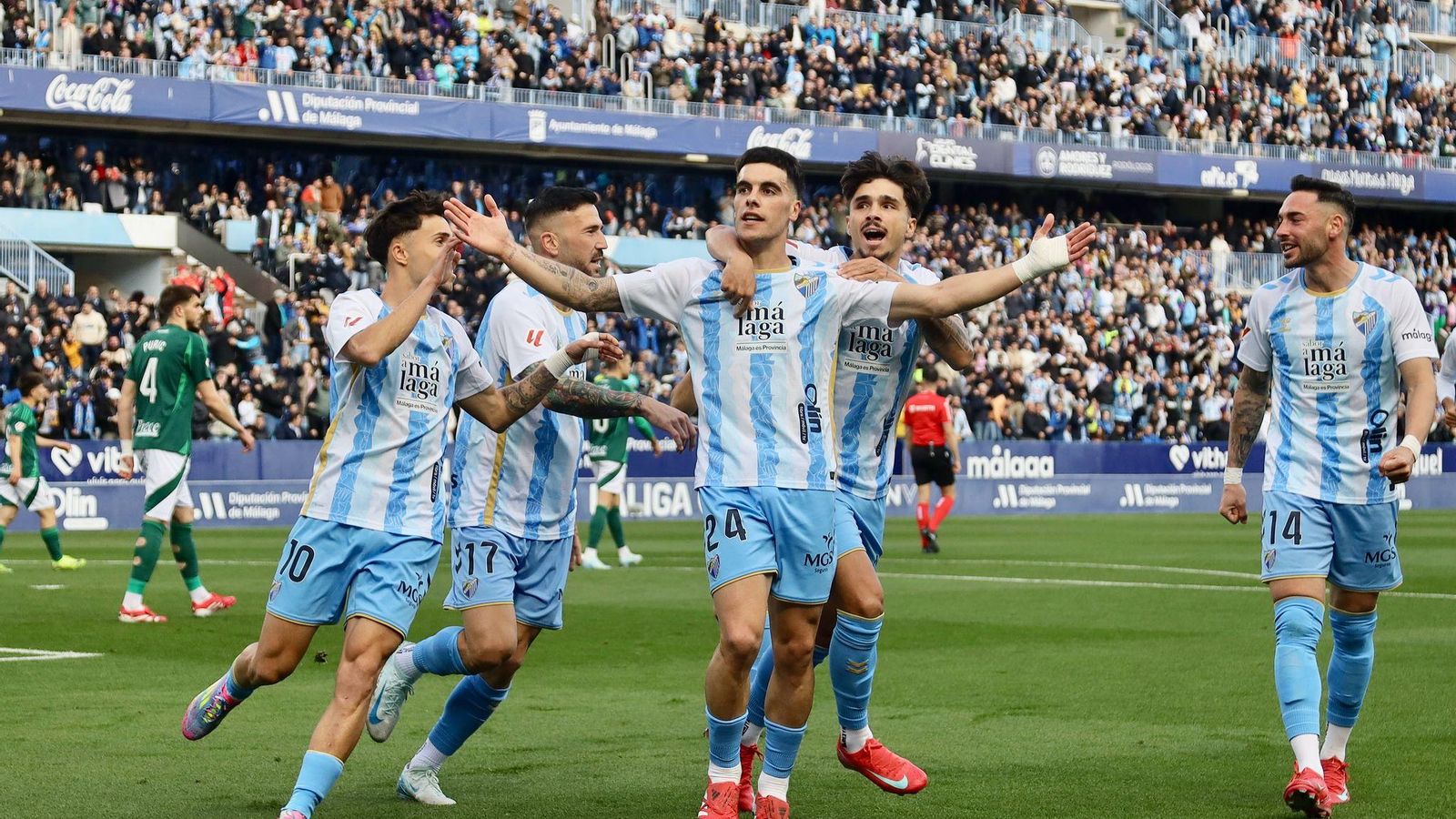 El Málaga CF-Racing de Ferrol, en fotos