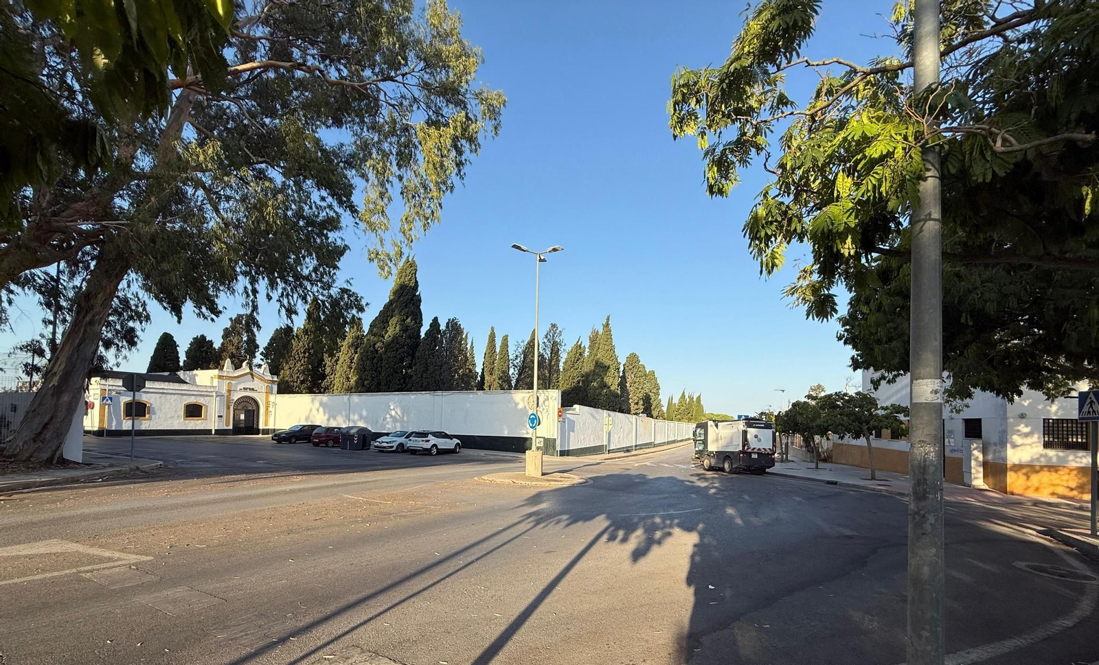 Imagen de ua de las vías objeto de mejora.