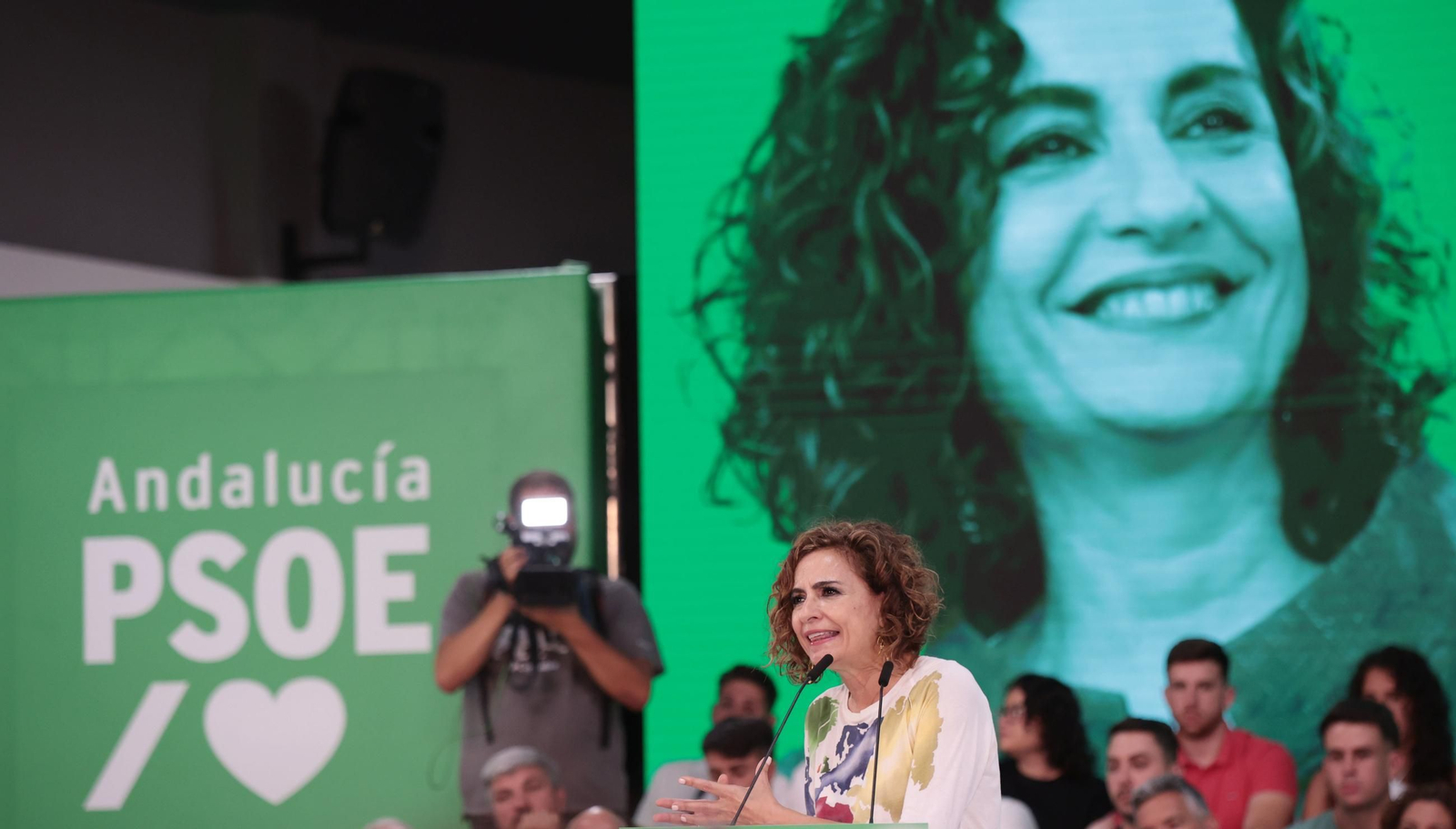 María Jesús Montero presenta en Jerez su candidatura a la Junta de Andalucía