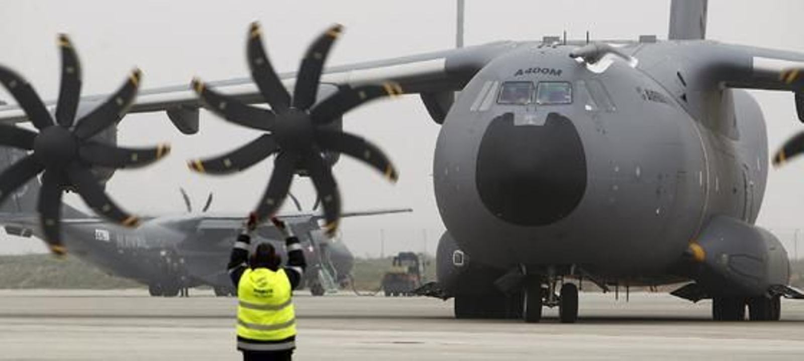 El avión militar A400M en pruebas. 

Foto: Antonio Pizarro