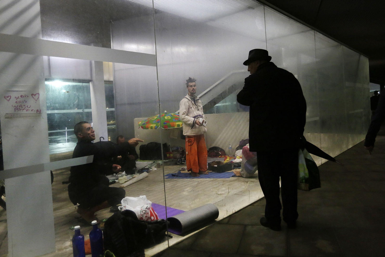 Reportaje gráfico sobre los sin techo