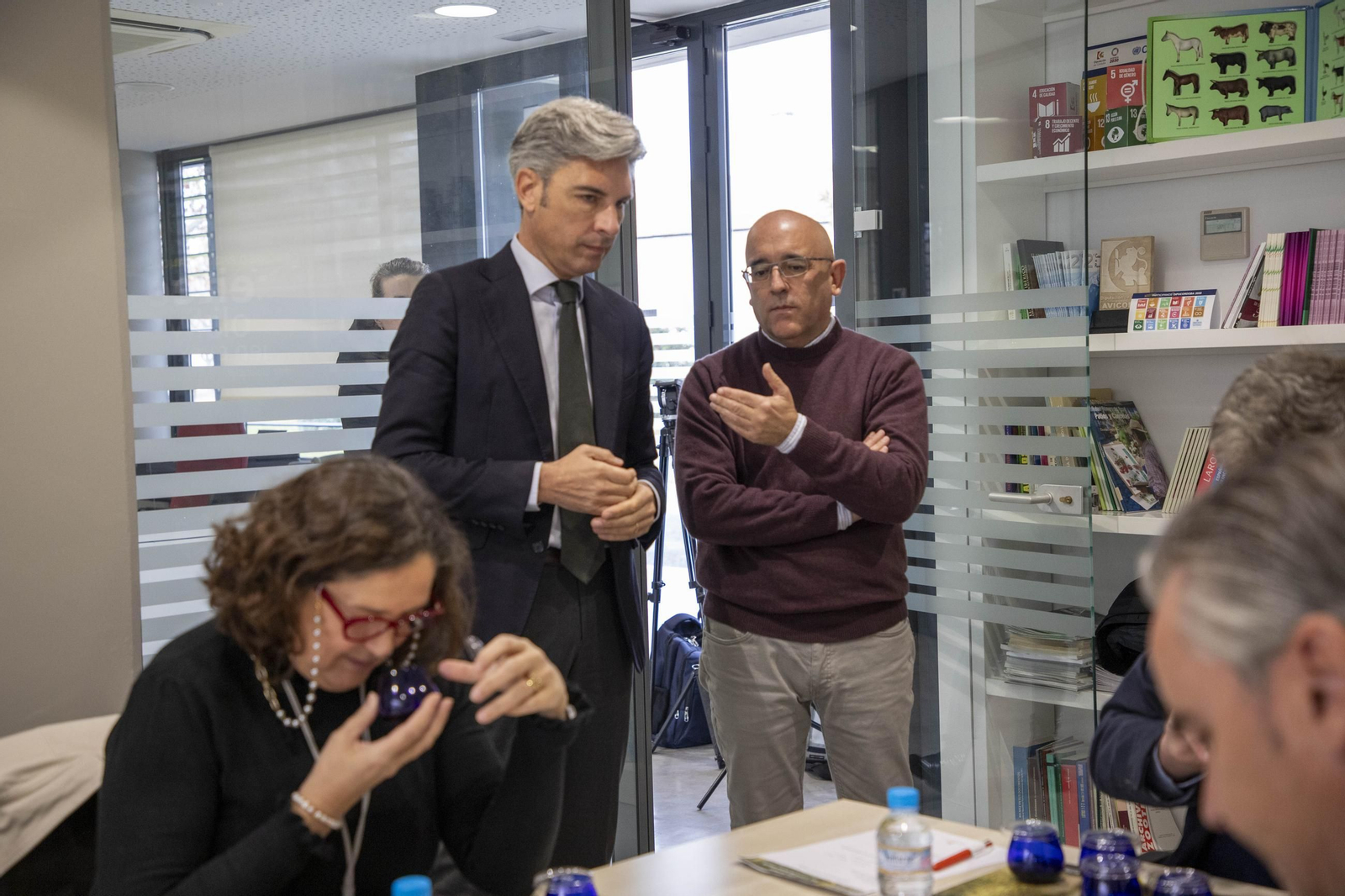 La cata para elegir los mejores aceites de oliva virgen extra de Córdoba, en imágenes