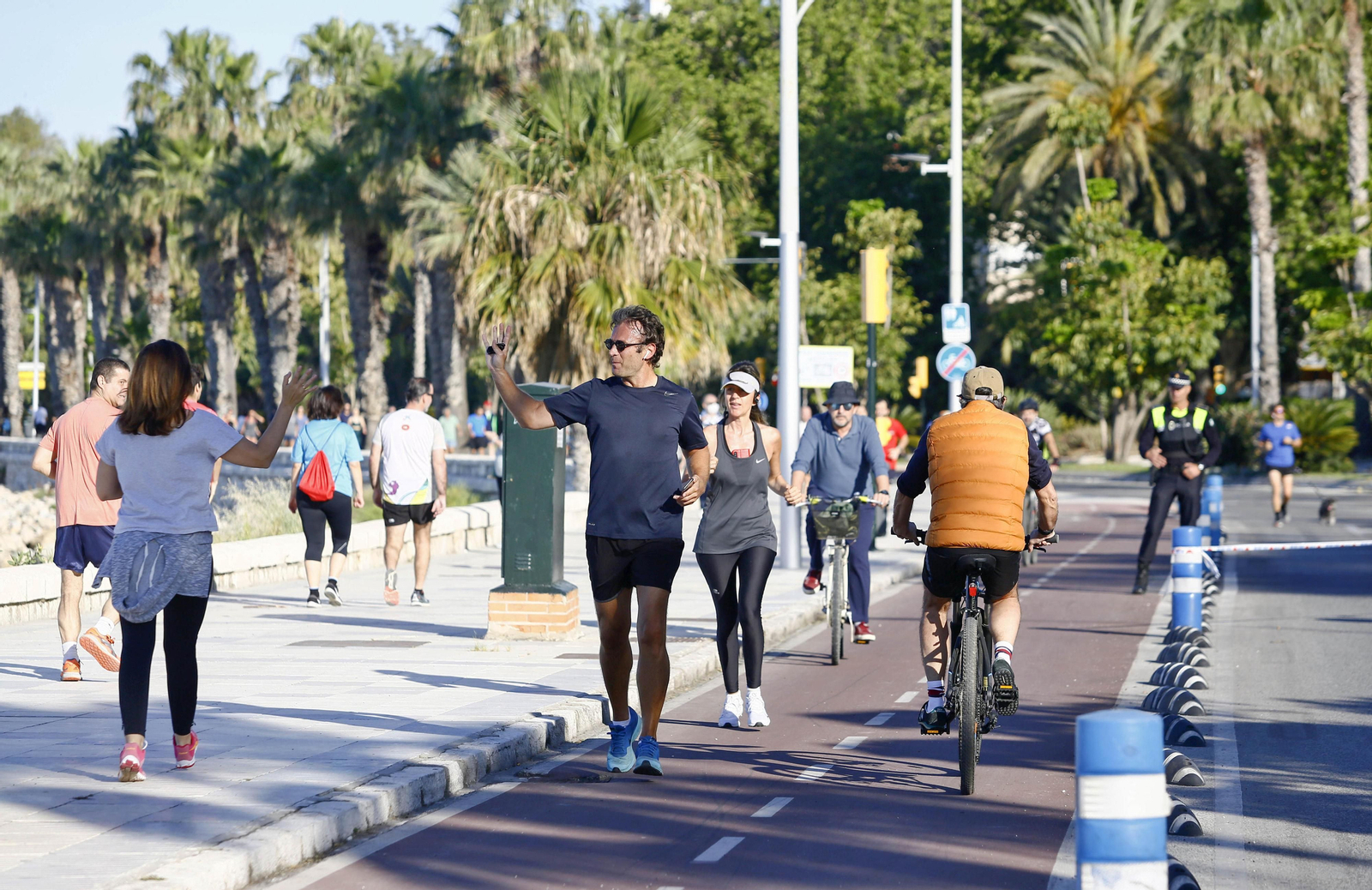 Los deportistas toman las calles, en fotos