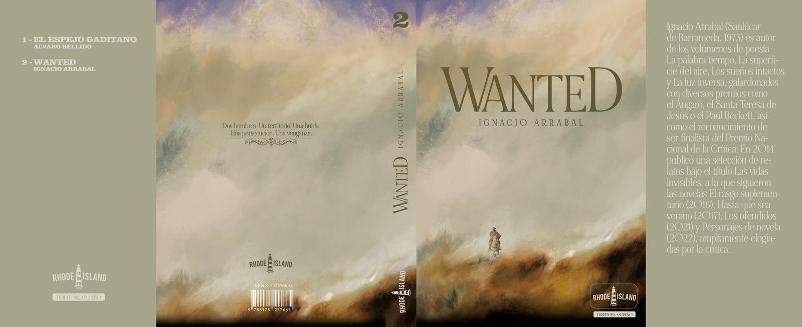 Portada del nuevo libro de Ignacio Arrabal, 'Wanted', realizada por Alberto Belmonte.