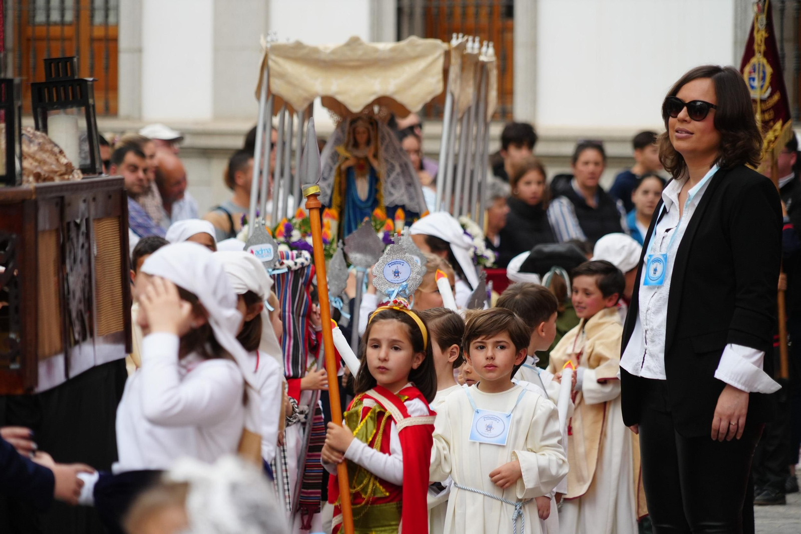 Más de 500 niños participan en el desfile infantil de Semana Santa de Pozoblanco, en imágenes