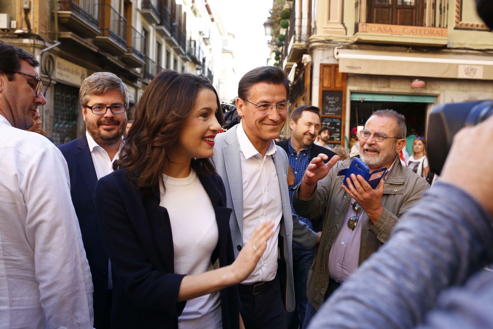 Imágenes del acto de Inés Arrimadas en Granada