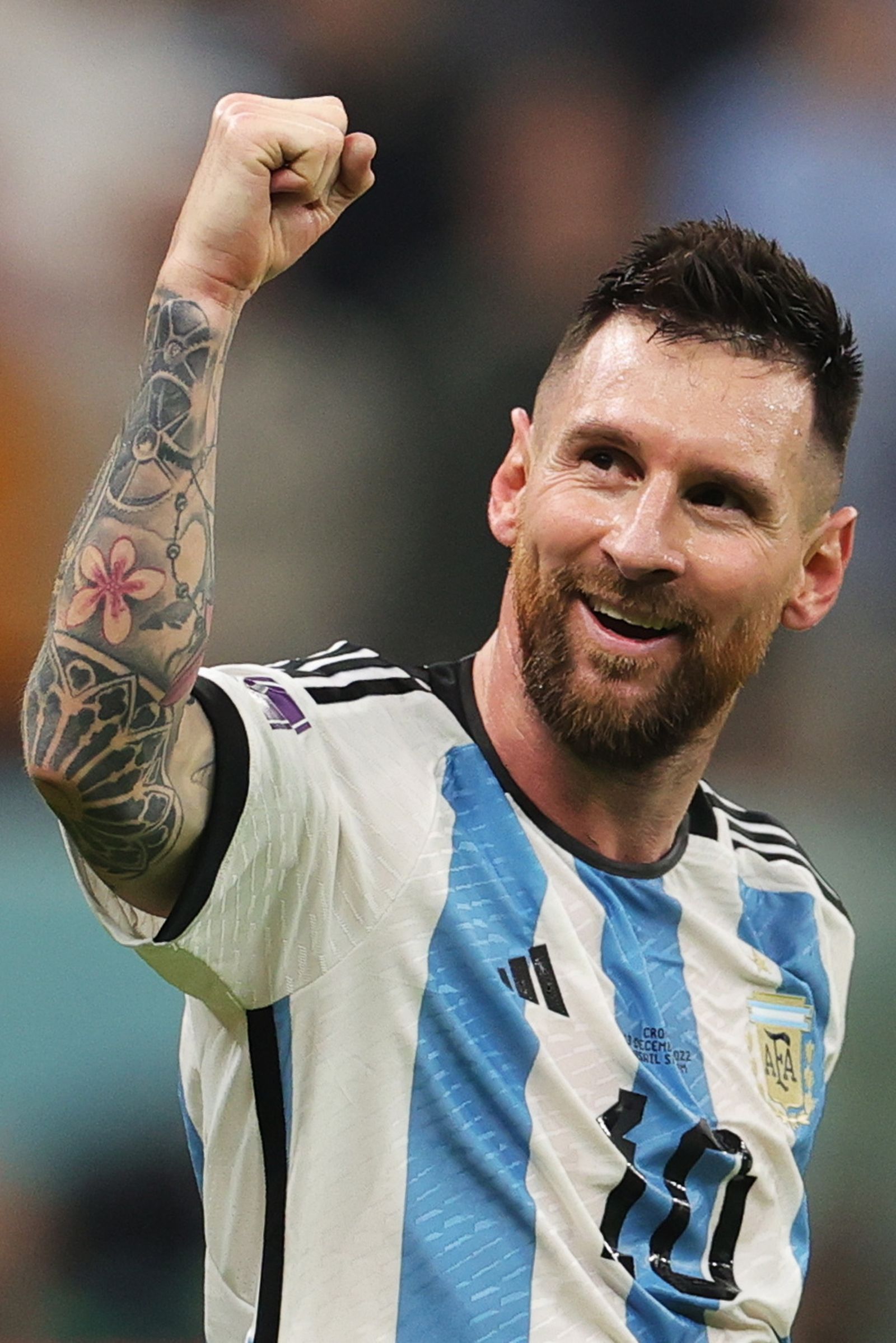 Las fotos de Messi contra Croacia