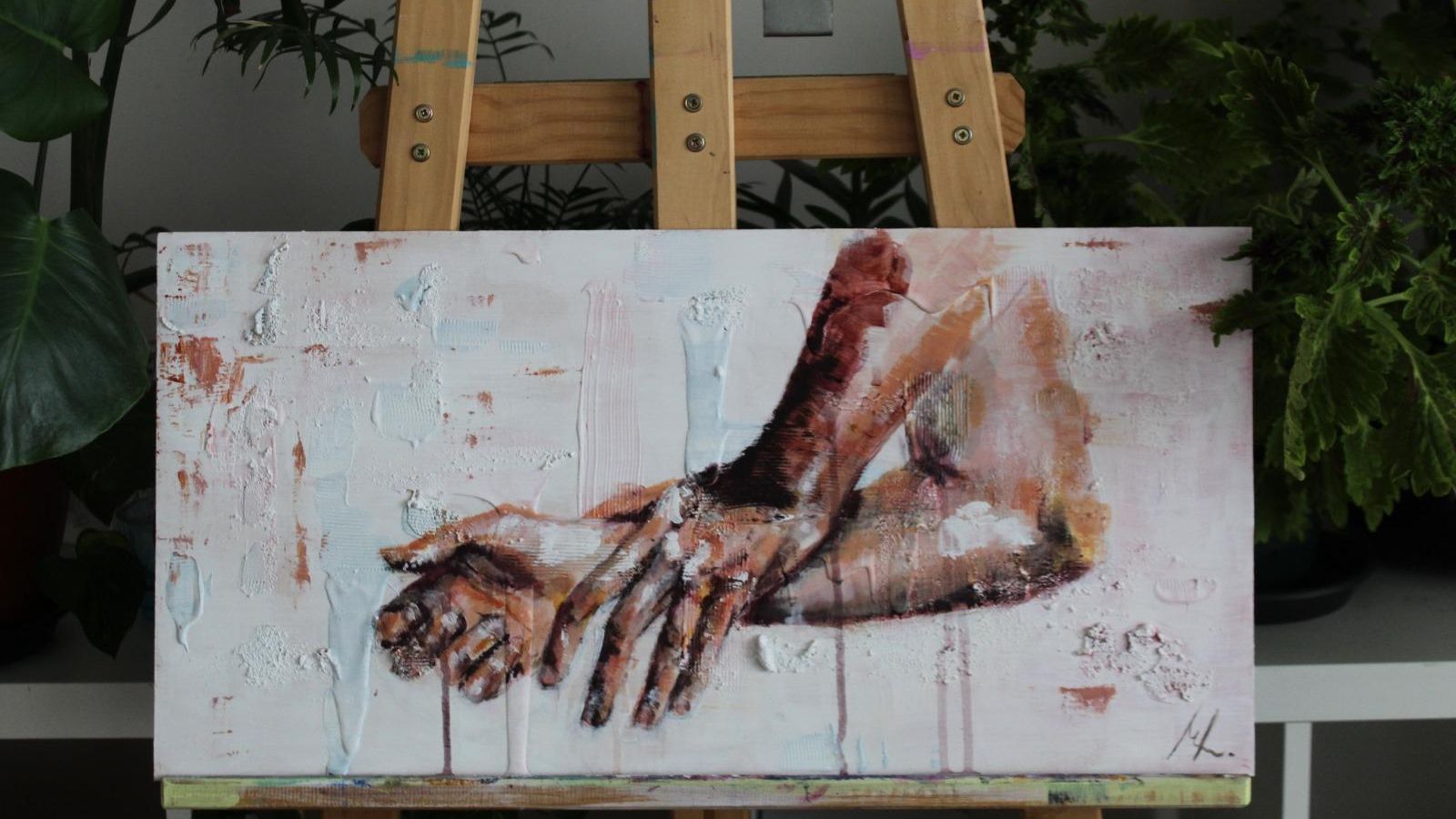 Cuadro de Paloma Rodicio que se expondrá en la Velada de este año.